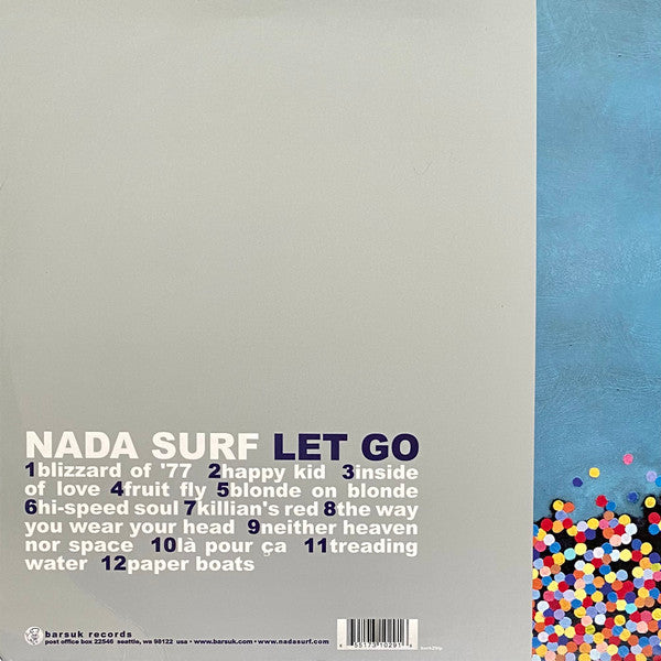 Signed Autographed By Matthew Caws - Nada Surf - Let Go - Mint- 2 LP Record 2009 Barsuk USA Vinyl, Insert & Download - Indie Rock