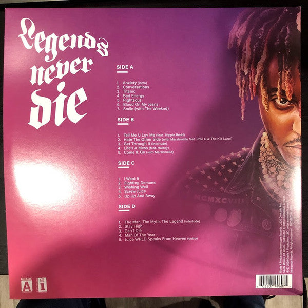 Juice Wrld Legends Never popular Die Vinyl