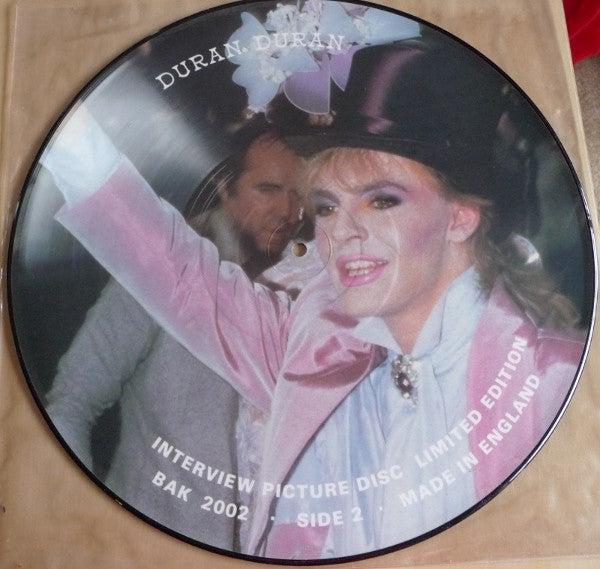 Duran Duran - Interview - Mint- LP Record 1987 Baktabak UK Picture Disc Vinyl - Interview / Non-Music