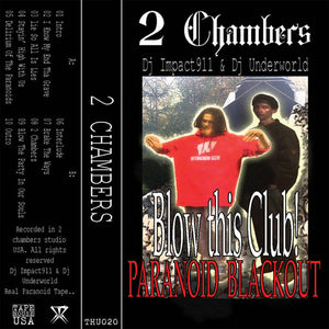 Dj Impact911 & Dj Underworld - 2 Chambers - New Cassette 2021 Tape House USA - Hip Hop / Phonk / Horrorcore - Shuga Records