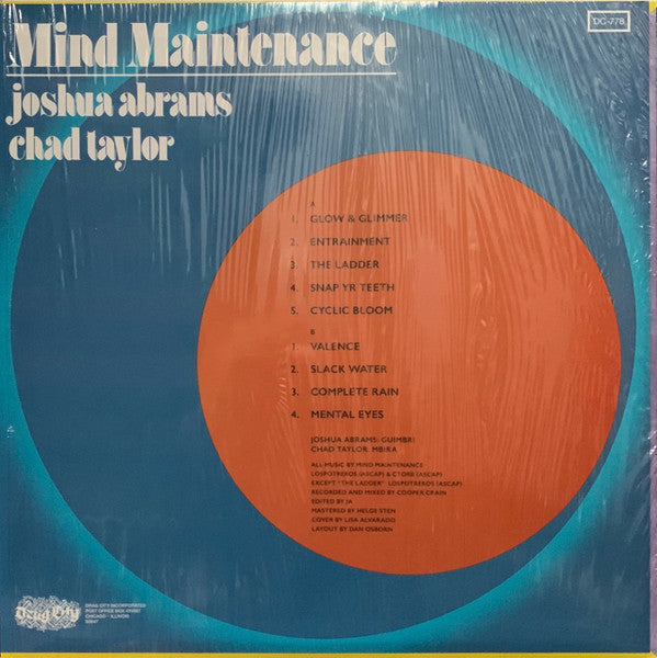 Mind Maintenance (Joshua Abrams & Chad Taylor) -  Mind Maintenance - New LP Record 2021 Drag City Vinyl - Chicago Jazz / Avant-Garde / African