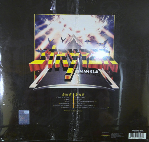 Stryper – God Damn Evil (2018) - Mint- LP Record Store Day 2021 Frontiers Music SRL Turquoise 180 gram Vinyl - Hard Rock / Heavy Metal