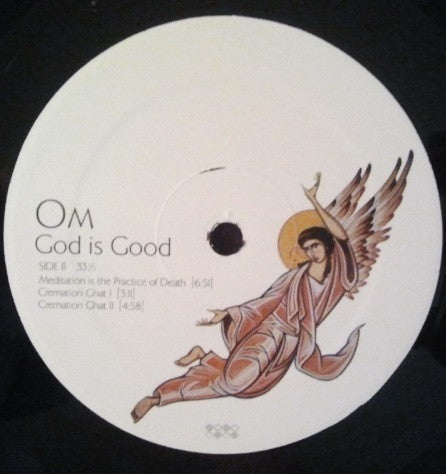 Om - God is Good - VG+ LP Record 2009 Drag City USA Original Press Vinyl & Foil-Stamped Cover - Stoner Rock / Doom Metal