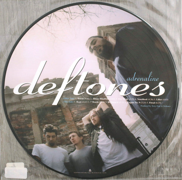 Deftones - Adrenaline (1995) - VG+ LP Record 2004 Maverick USA Picture Disc Vinyl - Rock / Nu Metal