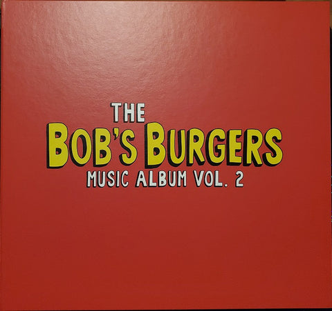 Bob's Burgers - The Bob's Burgers Music Album Vol. 2 - New 3 LP Record Box Set 2021 Sub Pop USA Ketchup, Mustard & Relish Colored Vinyl, Book, Sheet Music, Colorforms & Posters - Soundtrack - Shuga Records