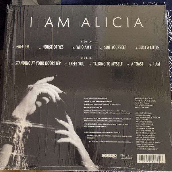 Alicia Walter - I Am Alicia - New LP Record Sooper Clear Vinyl & Download - Chicago Pop Rock - Shuga Records