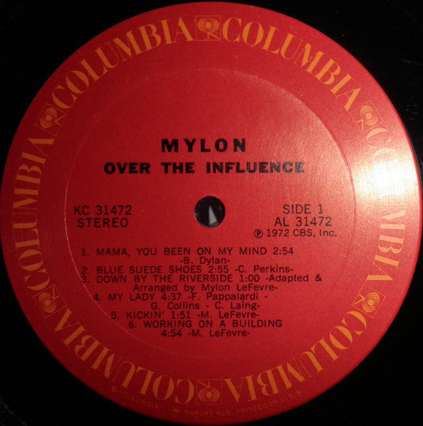 Mylon LeFevre - Over The Influence - VG+ LP Record 1972 Columbia USA Vinyl - Southern Rock / Soul / Xian