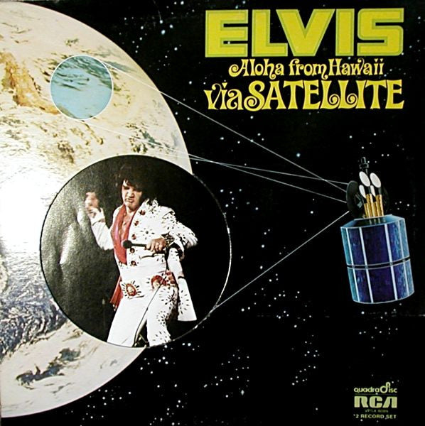 Elvis Presley - Aloha From Hawaii Via Satellite (1973) - VG+ 2 LP Record 1974 RCA USA Quadraphonic Vinyl - Rock & Roll / Arena Rock