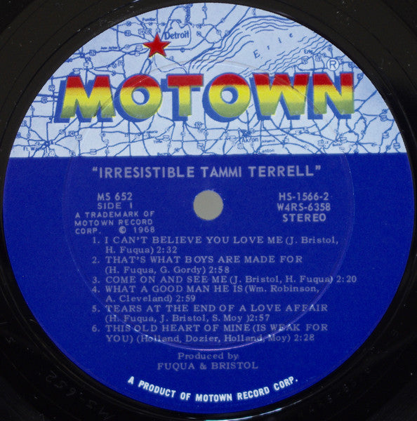 Tammi Terrell – Irresistible Tammi Terrell - VG+ LP Record 1968 Motown USA Vinyl - Soul / Funk - Shuga Records