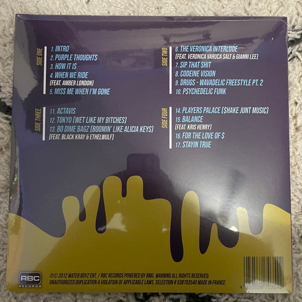 Chris Travis – Pizza and Codeine (2012) - New LP Record Store Day Black Friday 2021 RBC WaterBoyz Purple Vinyl - Hip Hop / Cloud Rap