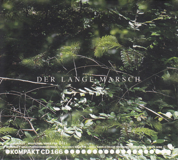 Gas - Der Lange Marsch - New CD 2021 Kompact Germany - Ambient / Techno / Modern Classical / Drone