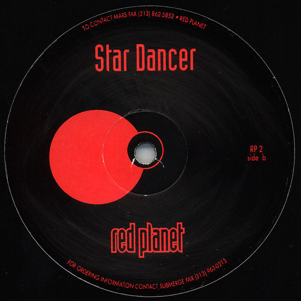 The Martian - Cosmic Movement / Star Dancer - VG+ 12" Single Record 1992 Red Planet USA Vinyl - Detroit Techno / Acid Techno