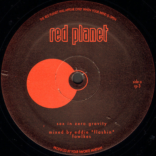 Your Favorite Martian - Sex In Zero Gravity - VG+ 12" Single Record 1993 Red Planet USA Original Press RARE Vinyl - Detroit Techno / Acid House