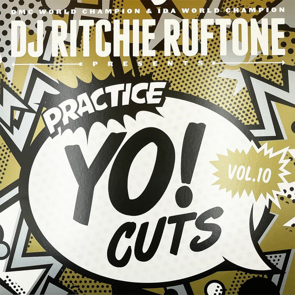 Ritchie Ruftone - Practice Yo! Cuts Vol. 10 - VG+ 12" EP Record 2021 Turntable Training Wax Europe Vinyl - Hip Hop / DJ Battle Tool - Shuga Records