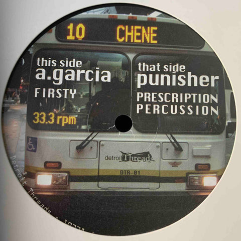 Punisher / Andy Garcia – 10 Chene  - New 12" Single Record 2010 Detroit Threads Vinyl - Techno / Minimal