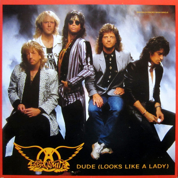 Aerosmith - Dude (Looks Like A Lady) - Mint- 12" Single Record 1987 Geffen USA Original Promo Vinyl - Pop Rock