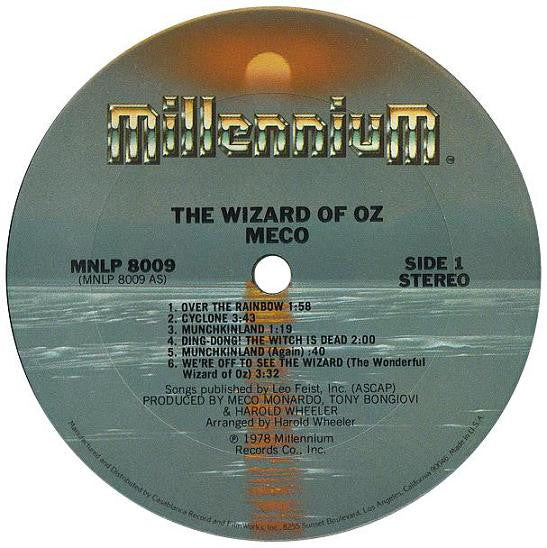 Meco – The Wizard Of Oz - VG+ LP Record 1978 Millennium USA Vinyl - Disco - Shuga Records