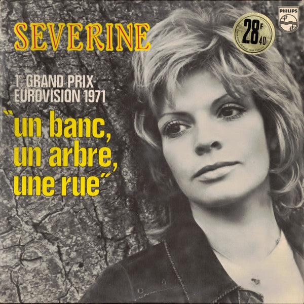 Séverine - Un Banc, Un Arbre, Une Rue - VG LP Record 1972 Philips France Original Vinyl - Pop / French Chanson - Shuga Records