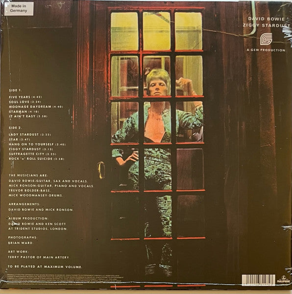 David Bowie - The Rise And Fall Of Ziggy Stardust And The Spiders From Mars (1972) - Mint- LP Record 2022 180 gram Half-Speed Master Vinyl - Art Rock / Glam Rock