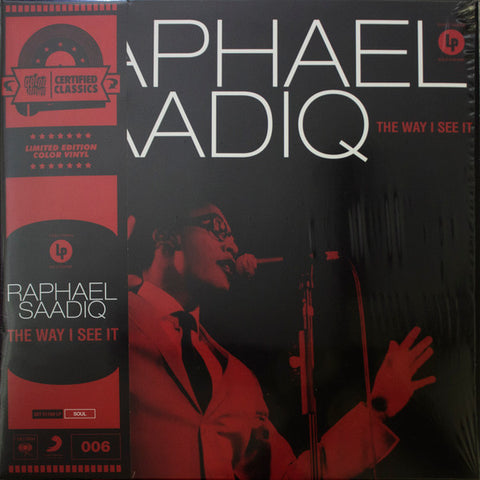 Raphael Saadiq - The Way I See It (2008) - Mint- LP Record 2022 Columbia Get On Down Translucent Red Smoke Vinyl & Numbered - Soul / R&B - Shuga Records