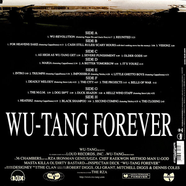 Wu-Tang Clan - Wu-Tang Forever - VG+ 4 LP Record 1996 RCA Loud USA Original Rare Vinyl - Hip Hop