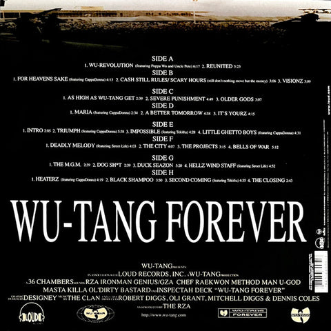 Wu-Tang Clan - Wu-Tang Forever - VG+ 4 LP Record 1996 RCA Loud USA Original Rare Vinyl - Hip Hop - Shuga Records