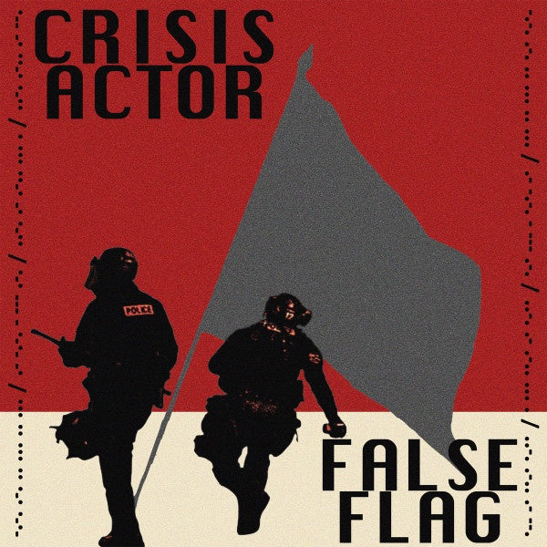 Crisis Actor – False Flag - Mint- LP Record 2023 Devour USA Vinyl & Insert - Rock / Punk