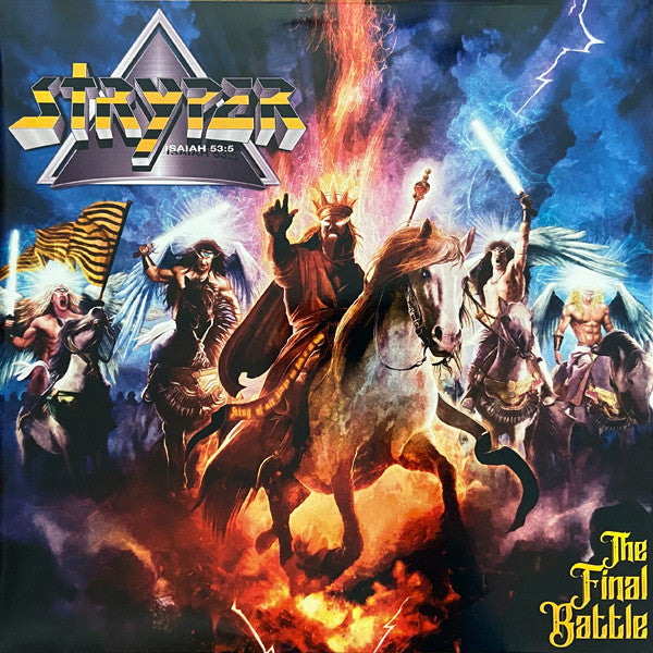 Stryper - The Final Battle - Mint- 2 LP Record 2020 Frontiers Music SRL Yellow Vinyl - Heavy Metal