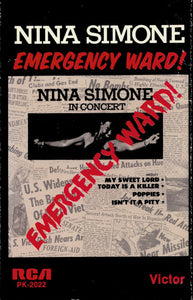 Nina Simone - In Concert - Emergency Ward! - Used Cassette 1972 RCA Tape - Soul-Jazz