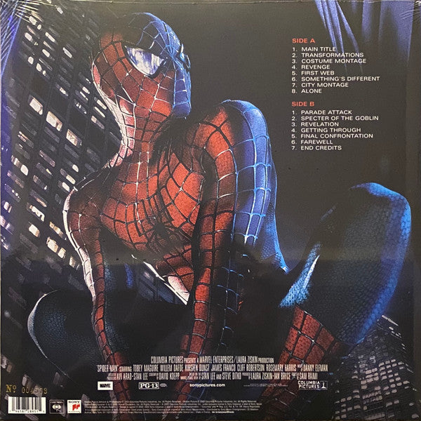 Danny Elfman - Spider-Man (Original Motion Picture Score) - New LP Record 2022 Sony 180 gram Gold Vinyl & Numbered - Soundtrack