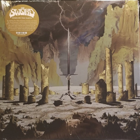 The Sword - Gods Of The Earth (2008) - New LP Record Store Day 2023 Kemado RSD Pyrite Gold & Black Vinyl & Download - Stoner Rock / Doom Metal / Heavy Metal - Shuga Records