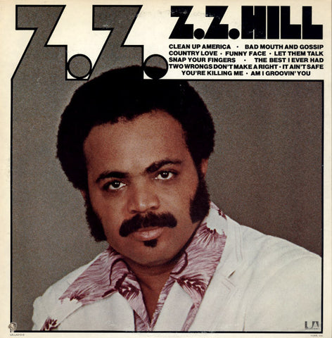 Z.Z. Hill ‎– Z.Z. - VG+ LP Record 1974 United Artists USA Vinyl - Soul / Funk - Shuga Records