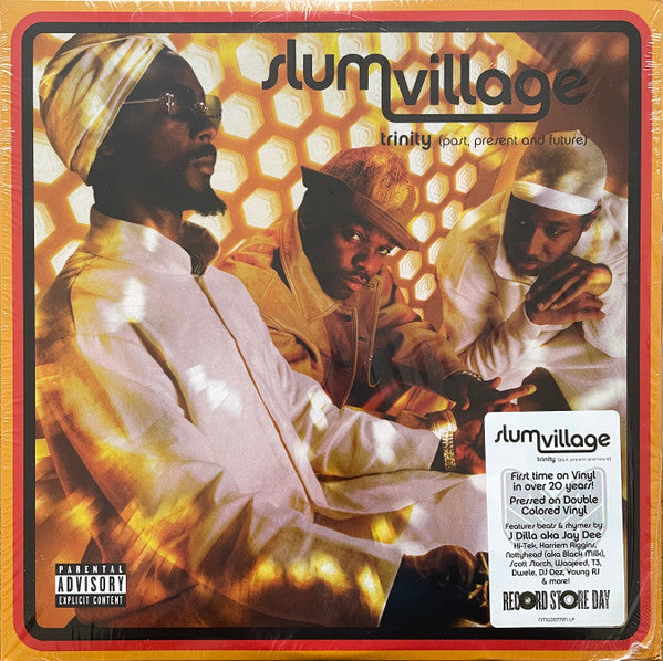 Slum Village - Trinity (Past, Present And Future)(2002) - New 2 LP Record Store Day 2023 Ne'Astra Yellow &  Tangerine Vinyl - Hip Hop - Shuga Records