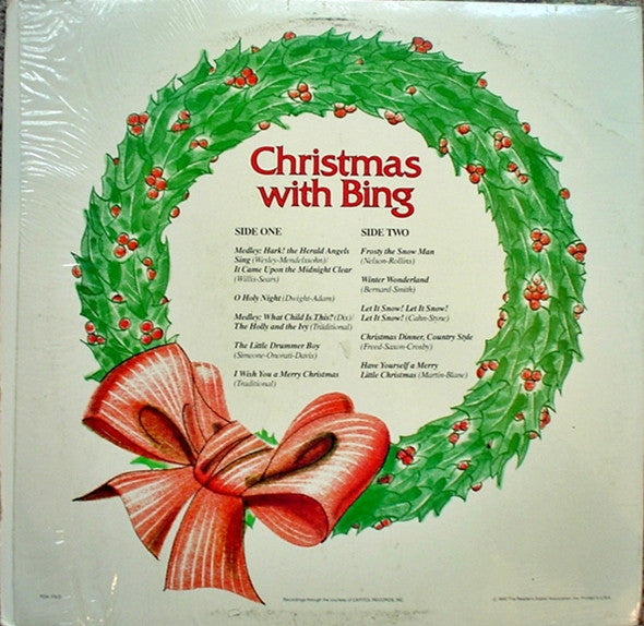 Bing Crosby - Christmas With Bing - New LP Record 1980 RCA Readers Digest USA Vinyl - Holiday