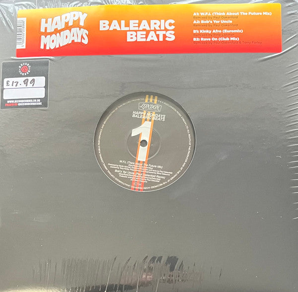 Happy Mondays - Balearic Beats (Paul Oakenfold Mixes) - New 12" EP Record Store Day 2023 London UK RSD Vinyl - House / Trance / Big Room - Shuga Records