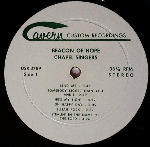 Beacon Of Hope Chapel Singers - Over The Walls - VG+ LP Record 1971 Cavern Custom USA Kansas State Penitentiary Vinyl - Soul / Gospel