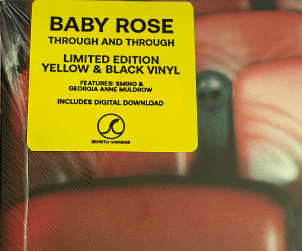 Baby Rose – Through And Through - New LP Record 2023 Secretly Canadian Secretly Society Club Yellow & Black Vinyl, Poster & Download - R&B / Soul / Pop - Shuga Records