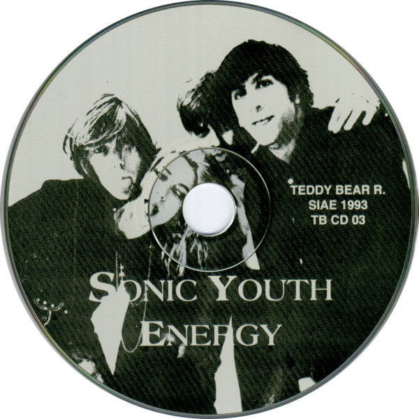 Sonic Youth - Energy - VG+ CD 1993 Teddy Bear Records Italy RARE Unofficial - Alternative Rock