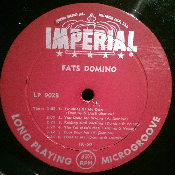 Fats Domino - This Is Fats Domino! - VG+ LP Record 1956 Imperial USA Mono Original vinyl - Rock & Roll