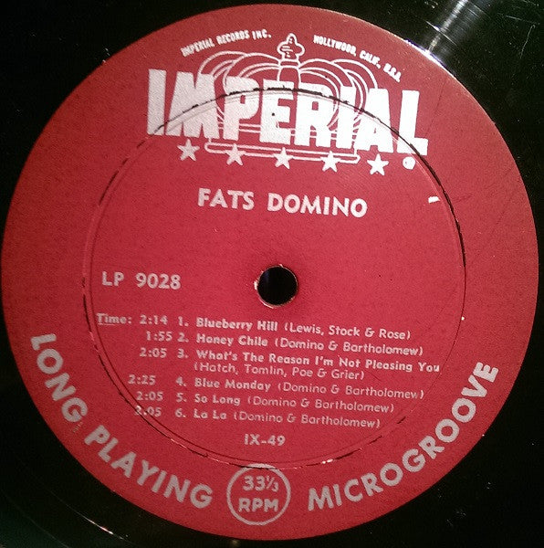 Fats Domino - This Is Fats Domino! - VG+ LP Record 1956 Imperial USA Mono Original vinyl - Rock & Roll