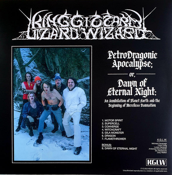 King Gizzard And The Lizard Wizard, PetroDragonic popular Apocalypse Double Vinyl LP