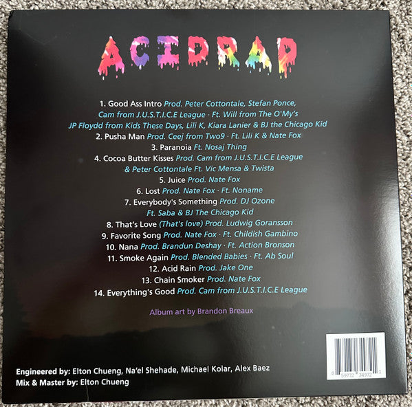 Chance The Rapper - Acid Rap (2013) 10 Year Anniversary (Complete Edition) - Mint- 2 LP Record 2023 Self-released USA Black Vinyl - Hip Hop