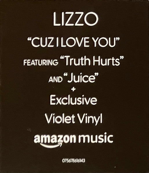 Lizzo - Cuz I Love You (2019) - New LP Record 2023 Atlantic Amazon Exclusive Violet Vinyl - Hip Hop