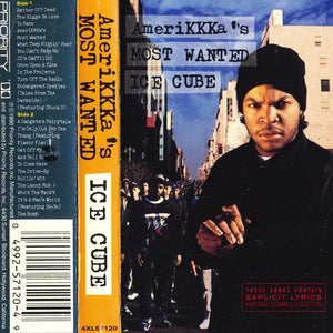 Ice Cube - AmeriKKKa's Most Wanted - Used Cassette 1990 Priority Tape - Hip Hop - Shuga Records