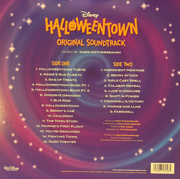 Mark Mothersbaugh - Halloweentown - Mint- LP Record 2023 Walt Disney Orange Vinyl - Soundtrack / Holiday / Halloween - Shuga Records