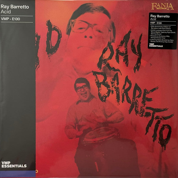 Ray Barretto - Acid (1968) - New LP Record 2024 Fania Vinyl Me Please Orange Smoke 180 gram Vinyl - Latin / Boogaloo / Salsa / Guaguancó