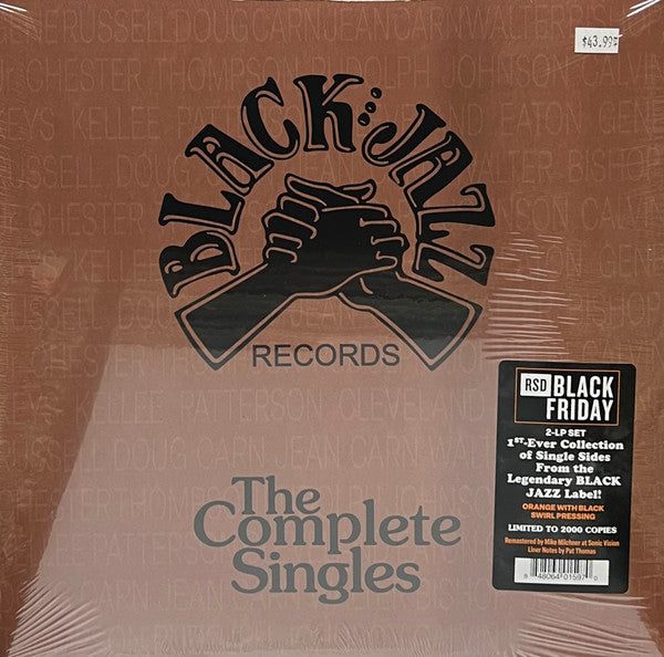 Various - Black Jazz Records: The Complete Singles - New 2 LP Record Store Day Black Friday 2023 Real Gone RSD Orange With Black Swirl Vinyl - Jazz