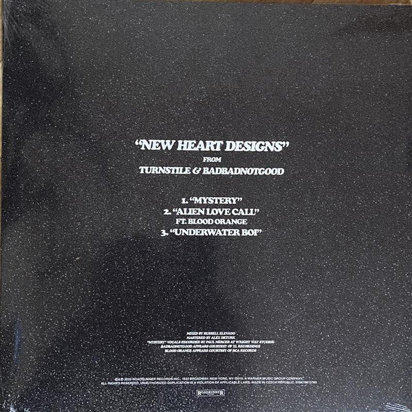 Turnstile & BadBadNotGood - New Heart Designs New EP Record Store Day Black Friday 2023 Roadrunner RSD Black & White Clouds Vinyl - Rock / Jazz / Fusion