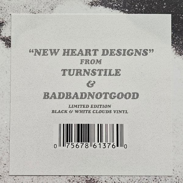 Turnstile & BadBadNotGood - New Heart Designs New EP Record Store Day Black Friday 2023 Roadrunner RSD Black & White Clouds Vinyl - Rock / Jazz / Fusion