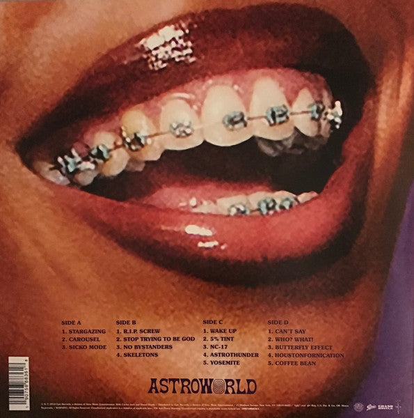 Travis Scott ‎– Astroworld - New 2 LP Record 2018 Epic Cactus Jack USA Vinyl - Hip Hop / Trap - Shuga Records